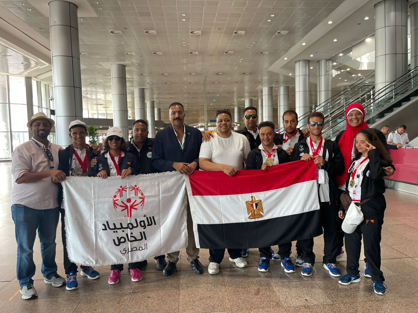 وزيرة التضامن الاجتماعي تهنيء أبطال بعثة الأولمبياد الخاص المصري بعد تحقيق 8 ميداليات في الألعاب الإقليمية العاشرة بسوسة التونسية ‏