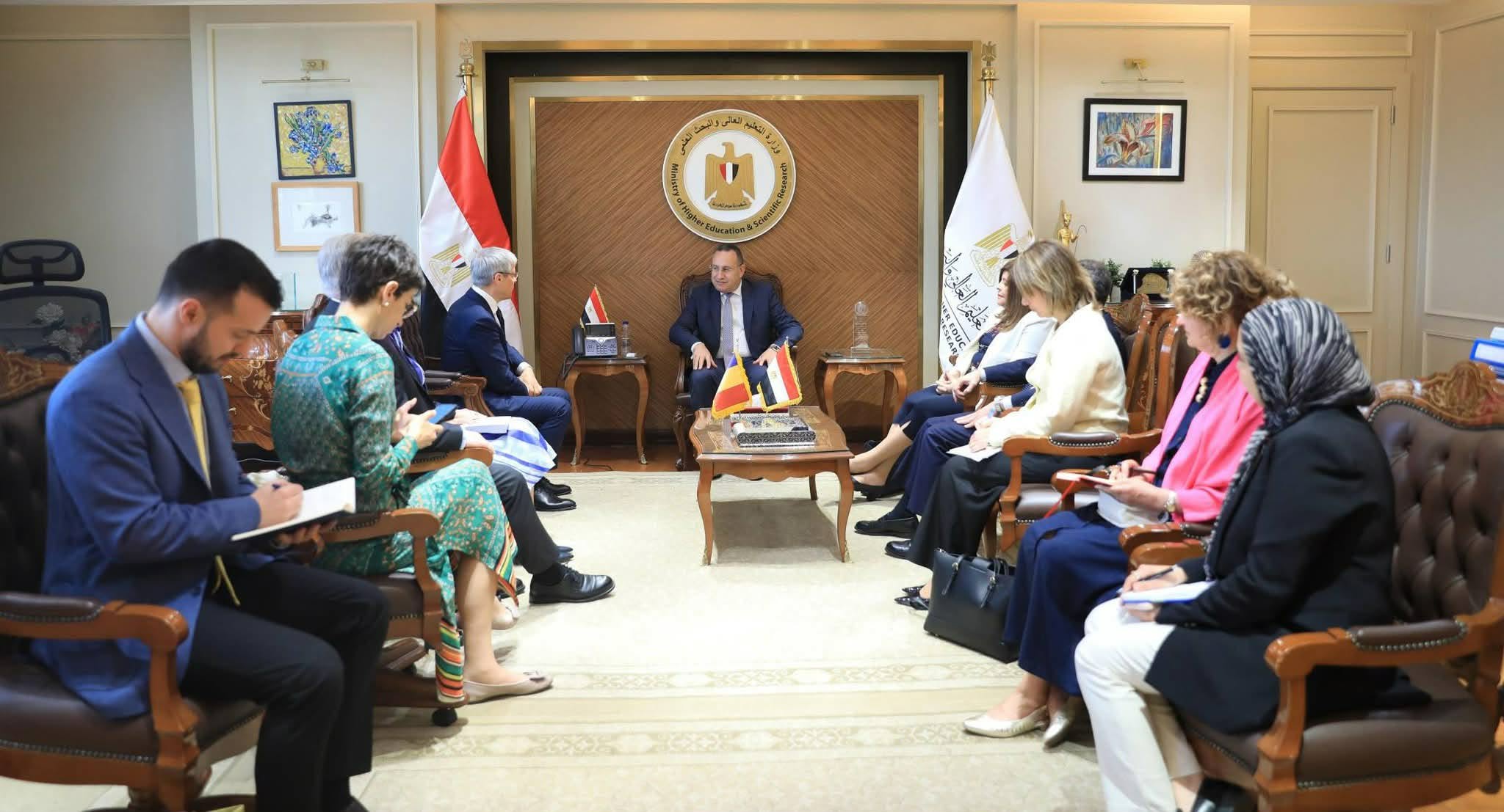 وزير التعليم العالي يستقبل المرشح الروماني لمنصب الأمين العام للفرانكفونية 