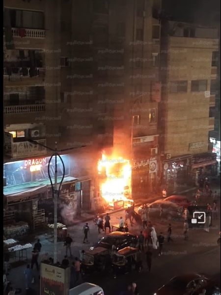 السيطرة على حريق مطعم  بشارع ترسا.. والنيابة تحقق في أسباب الواقعة
