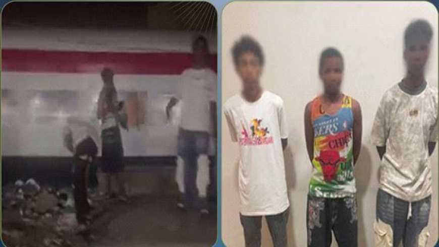 ضبط 3 طلاب رشقوا قطارًا بالحجارة في أسوان