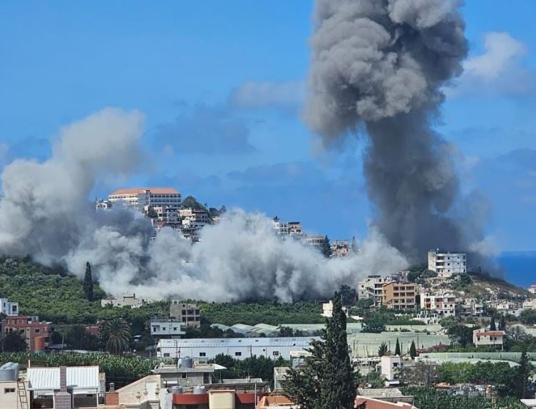وزارة الصحة اللبنانية: 4 شهداء جراء الغارة الإسرائيلية على النبطية الفوقا جنوبي البلاد