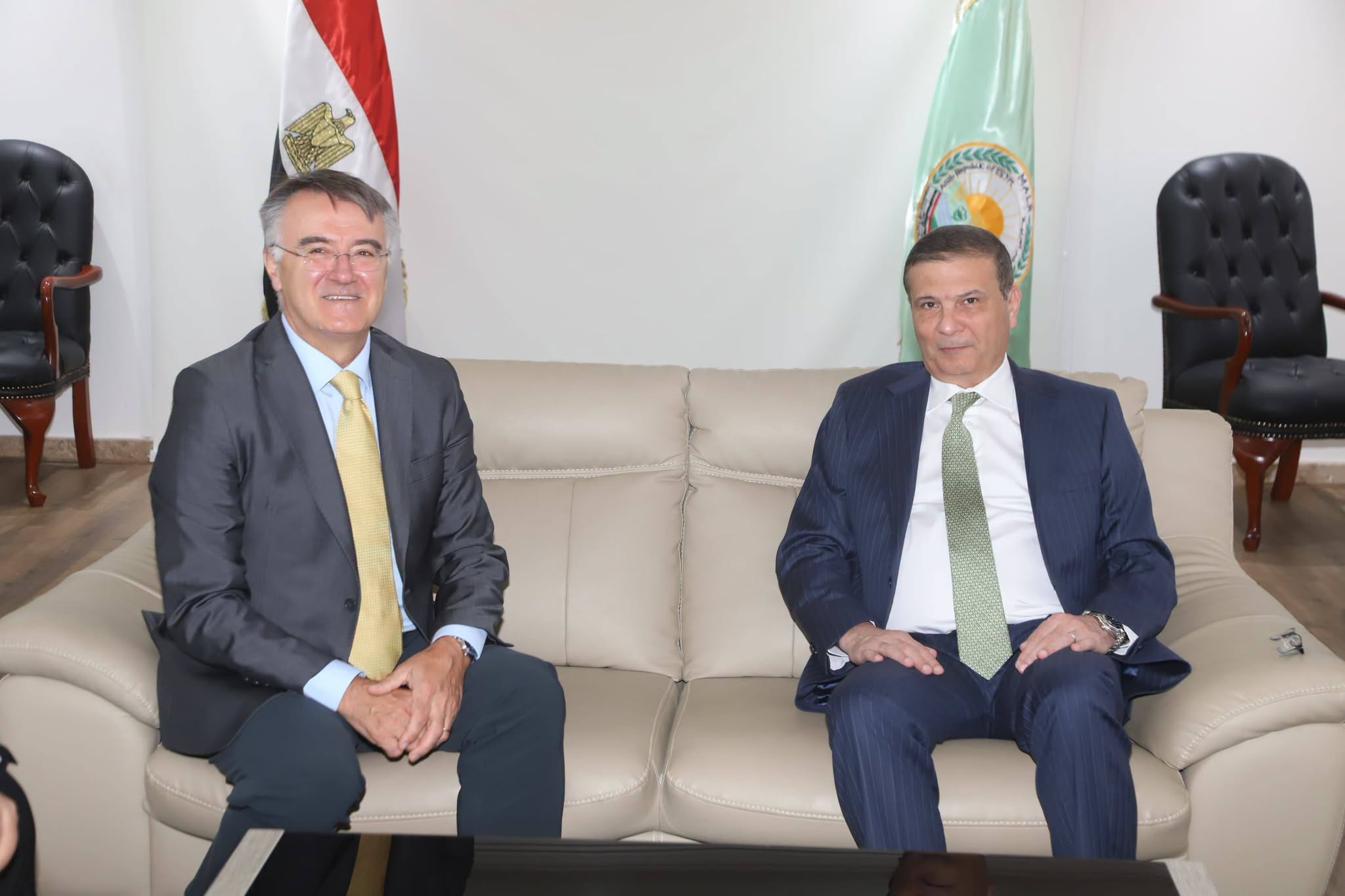 وزير الزراعة يستقبل مدير معهد "سيام باري" الإيطالي لبحث تطوير نظم الزراعة الذكية ودعم صغار المزارعين